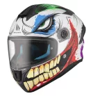Casca Mt Helmets Targo S Joke A5 alb lucios