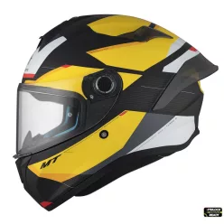 Casca Mt Helmets Targo S Kay B3 galben mat