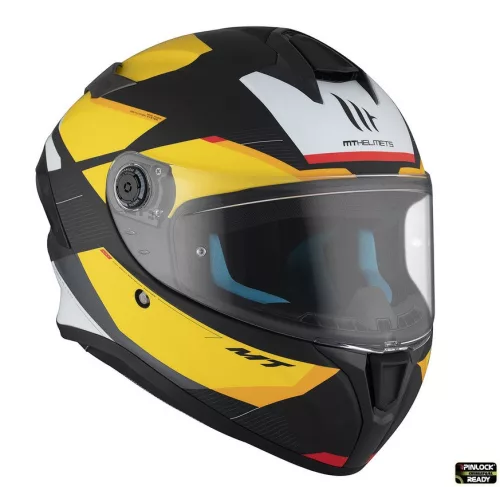 Casca Mt Helmets Targo S Kay B3 galben mat
