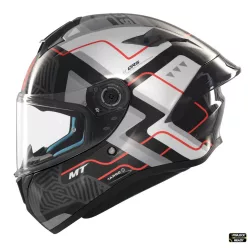 Casca Mt Helmets Targo S Brik C0 gri lucios