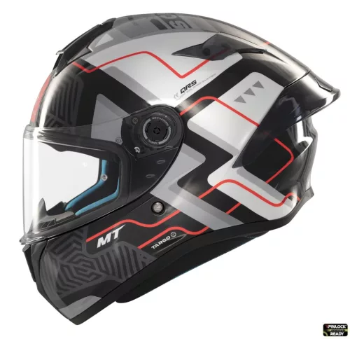 Casca Mt Helmets Targo S Brik C0 gri lucios