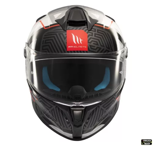 Casca Mt Helmets Targo S Brik C0 gri lucios