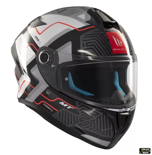 Casca Mt Helmets Targo S Brik C0 gri lucios