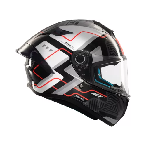 Casca Mt Helmets Targo S Brik C0 gri lucios