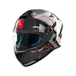 Casca Mt Helmets Targo S Brik C0 gri lucios