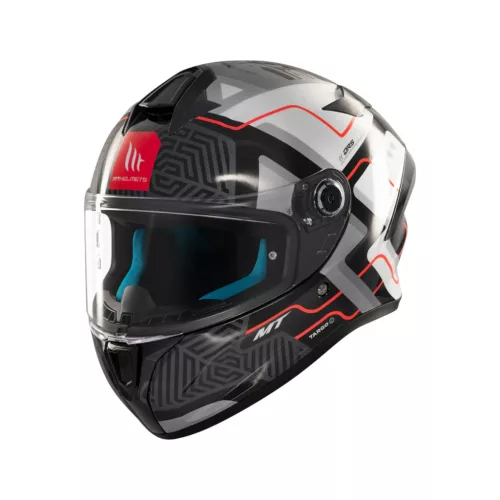 Casca Mt Helmets Targo S Brik C0 gri lucios