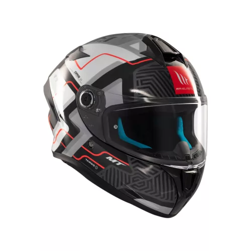 Casca Mt Helmets Targo S Brik C0 gri lucios