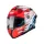 Casca Mt Helmets Targo S Yamanaka A5 alb/rosu lucios