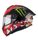 Casca Mt Helmets Targo S Piqueras B5 rosu lucios