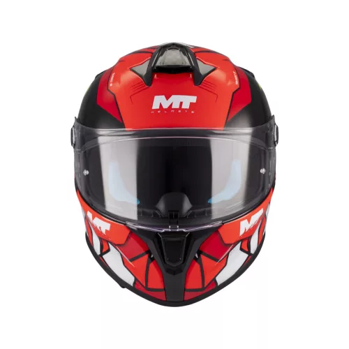 Casca Mt Helmets Targo S Piqueras B5 rosu lucios