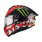 Casca Mt Helmets Targo S Piqueras B5 rosu lucios