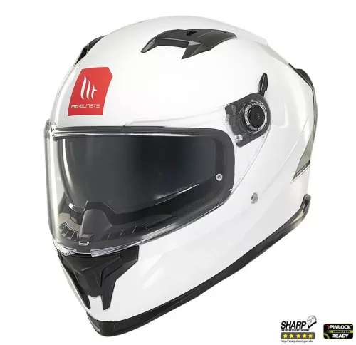 Casca Mt Helmets Braker SV A0 alb lucios