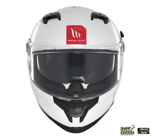Casca Mt Helmets Braker SV A0 alb lucios