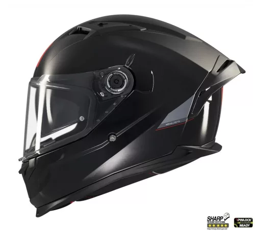 Casca Mt Helmets Braker SV A1 negru lucios
