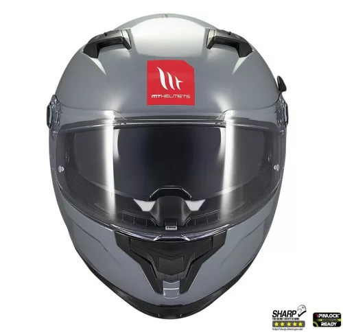 Casca Mt Helmets Braker SV A12 gri lucios