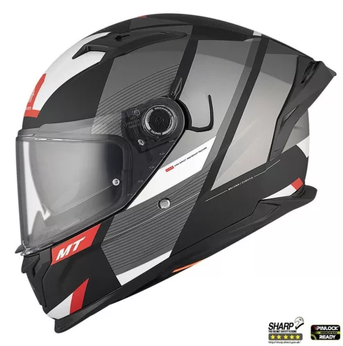 Casca Mt Helmets Braker SV Chento B0 gri mat