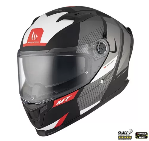 Casca Mt Helmets Braker SV Chento B0 gri mat