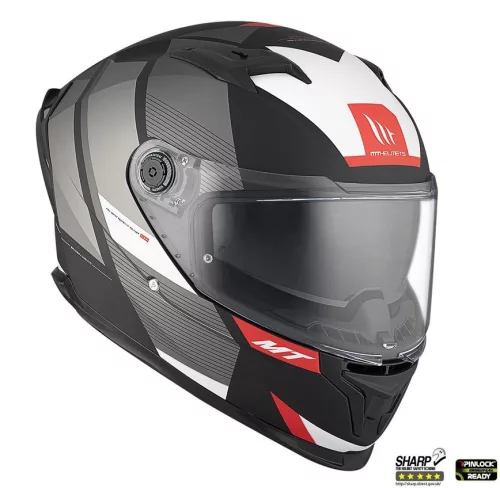 Casca Mt Helmets Braker SV Chento B0 gri mat