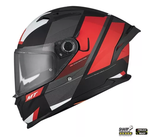 Casca Mt Helmets Braker SV Chento B5 rosu mat