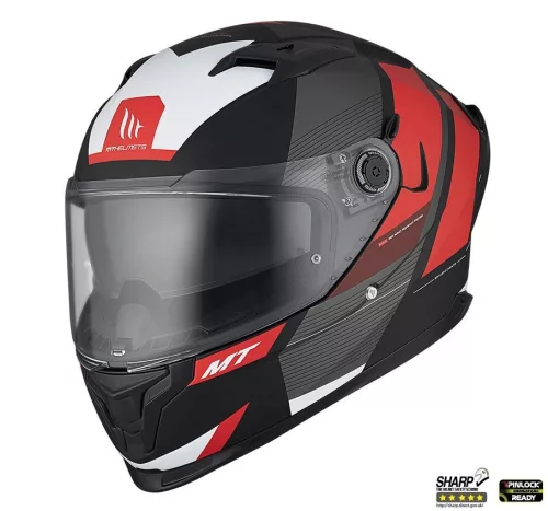 Casca Mt Helmets Braker SV Chento B5 rosu mat