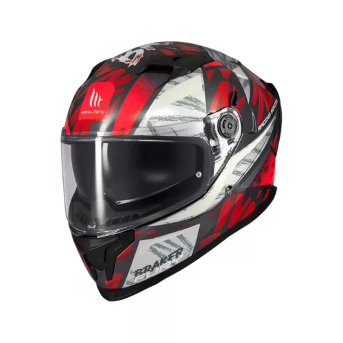 Casca Mt Helmets Braker SV Fury C5 rosu lucios