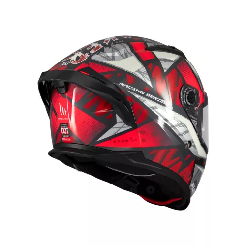 Casca Mt Helmets Braker SV Fury C5 rosu lucios