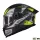 Casca Mt Helmets Braker SV Fury C6 gri/galben lucios