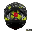 Casca Mt Helmets Braker SV Fury C6 gri/galben lucios