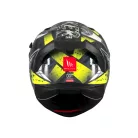 Casca Mt Helmets Braker SV Fury C6 gri/galben lucios