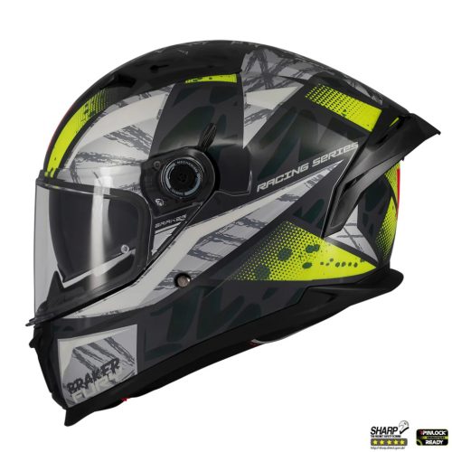 Casca MT Braker SV Fury C6 gri/galben lucios   MT-V-28B - DKS435 -   Gri/galben lucios