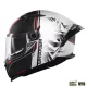Casca Mt Helmets Braker SV Charm A1 alb/negru mat