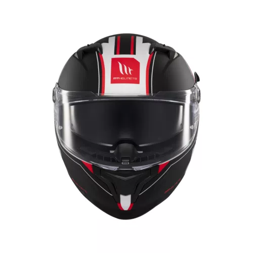 Casca Mt Helmets Braker SV Charm A1 alb/negru mat