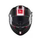 Casca Mt Helmets Braker SV Charm A1 alb/negru mat