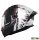 Casca MT Braker SV Charm A1 alb/negru mat   MT-V-28B - DKS435 -   Alb/negru mat