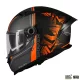Casca Mt Helmets Braker SV Charm B4 negru/portocaliu mat