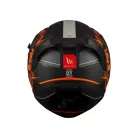 Casca Mt Helmets Braker SV Charm B4 negru/portocaliu mat