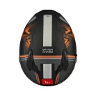Casca Mt Helmets Braker SV Charm B4 negru/portocaliu mat