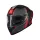 Casca Mt Helmets Braker SV Charm B5 negru/rosu mat