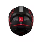 Casca Mt Helmets Braker SV Charm B5 negru/rosu mat