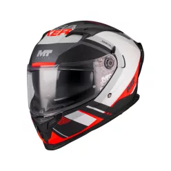 Casca Mt Helmets Braker SV Inception B5 negru mat/gri/roșu