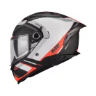 Casca Mt Helmets Braker SV Inception B5 negru mat/gri/roșu