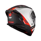 Casca Mt Helmets Braker SV Inception B5 negru mat/gri/roșu