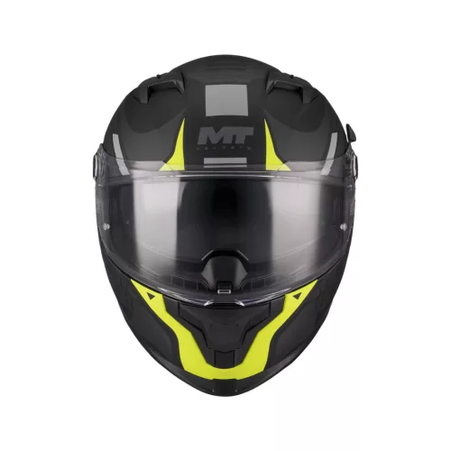 Casca Mt Helmets Braker SV Cockpit B13 negru mat/galben fluo