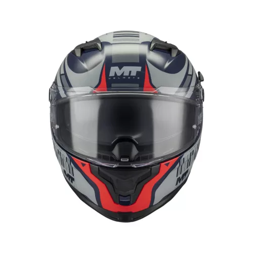 Casca Mt Helmets Braker SV Cockpit C5 negru/gri/roșu
