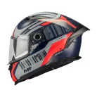 Casca Mt Helmets Braker SV Cockpit C5 negru/gri/roșu