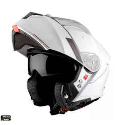 Casca Mt Helmets Genesis SV A0 alb lucios Pinlock ready