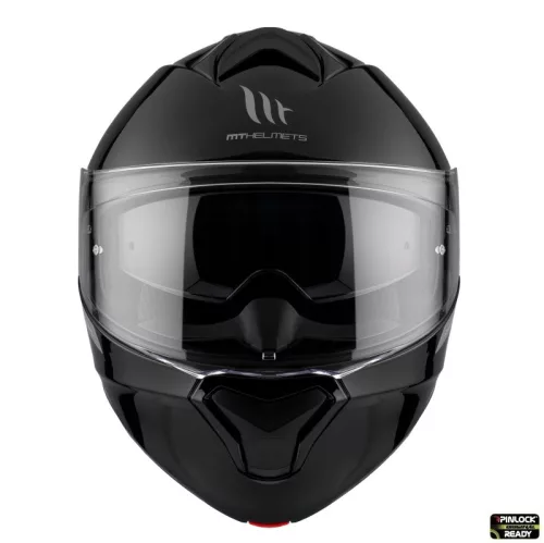 Casca Mt Helmets Genesis SV A1 negru lucios Pinlock ready