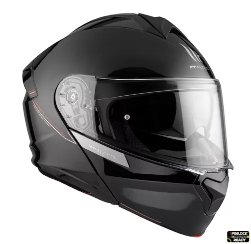 Casca Mt Helmets Genesis SV A1 negru lucios Pinlock ready
