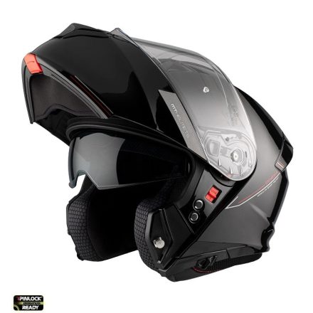 Casca MT Helmets Genesis Sv A1 Negru Lucios