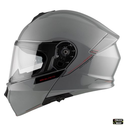 Casca Mt Helmets Genesis SV A12 gri lucios Pinlock ready - omologare noua ECE 22.06